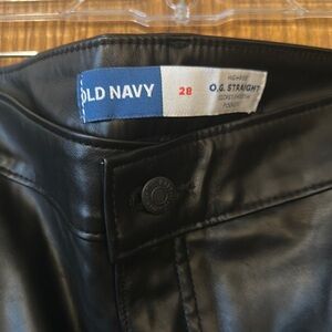 Old Navy Black O.G. Straight Leg Pants